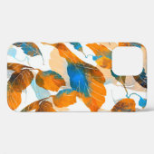 シルエ葉ット：水彩、デジタルシームレスpa Case-Mate iPhoneケース (裏面 (横))