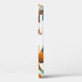 シルエ葉ット：水彩、デジタルシームレスpa Case-Mate iPhoneケース (裏面 / 左)