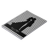 シルエ魅力的ッキスをするトカップル結婚ズ ノートブック (左側)