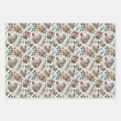 シルキお洒落ーチキンセット3フラット ラッピングペーパーシート (正面3)