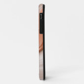 シルキーな桃の感触 Case-Mate iPhoneケース (裏面/左)