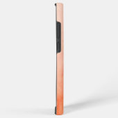 シルキーオレンジハートライン抽象芸術アートパーソナライズされた SAMSUNG GALAXYケース (右側面)