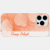 シルキーオレンジハート抽象芸術ライン Case-Mate iPhoneケース (裏面 (横))