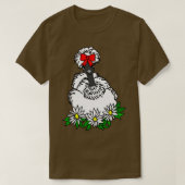 シルキーショーガールチキン Tシャツ (デザイン正面)