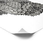 シルキーショーガールプリント フォトプリント            (角)