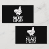シルキーチキンおもしろいチキンラバー素晴らしシルキー 名刺 (正面/裏面)