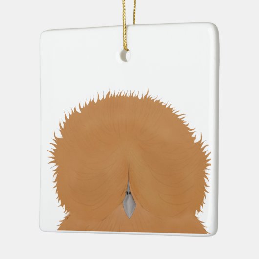 シルキーチキンオーナメント セラミックオーナメント (左)