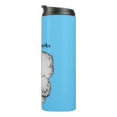 シルキーチキン漫画イラストレーション タンブラー (回転右)