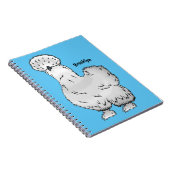 シルキーチキン漫画イラストレーション ノートブック (右側)