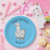 シルキーチキン漫画イラストレーション ペーパープレート (パーティー)