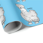 シルキーチキン漫画イラストレーション ラッピングペーパー (ロールコーナー)