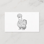 シルキーチキン漫画イラストレーション 名刺 (裏面)