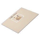 シルキーテリアの絵 - かわいいオリジナルの犬のアートよ ノートパッド (アングル)