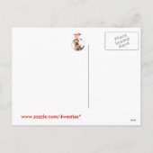 シルキーテリアクリスマスハグとキスはがき シーズンポストカード (裏面)