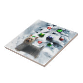 シルキーテリアクリスマス タイル (側面)