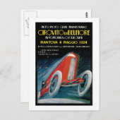 シルキートエデレフィオーオートモトクラブモントヴァーノ ポストカード (正面/裏面)