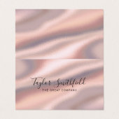 シルキーバラ金ゴールドモダントレンディー 名刺 (外部フラット)