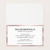 シルキーバラ金ゴールドモダントレンディー 名刺 (内部フラット)