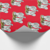 シルキーバンタムスプラッシュチキン ラッピングペーパー (角)