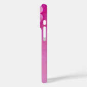 シルキーピンクハート抽象芸術線 Case-Mate iPhoneケース (裏面 / 左)