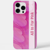 シルキーピンクハート抽象芸術線 Case-Mate iPhoneケース (裏面)