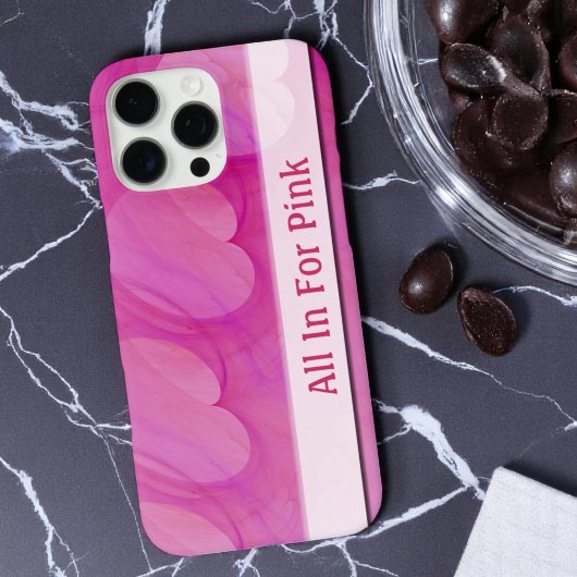シルキーピンクハート抽象芸術線 Case-Mate iPhoneケース