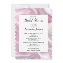 シルキーピンクホワイトブライダルシャワー