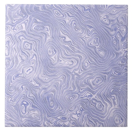 シルキーブルーモアレ模様 タイル (正面)