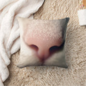 シルキーホワイト子猫枕 クッション (ブランケット)