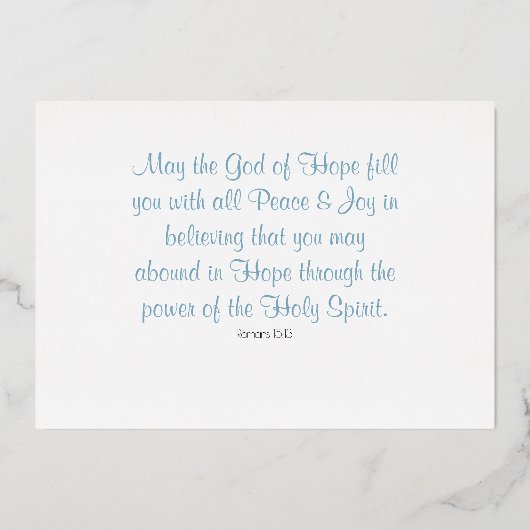 シルキーマギーヤギのフォイルホリデーカード 箔招待状 (裏面)