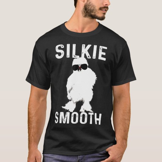シルキー चिकन シルクのような滑らかさ Tシャツ (正面)