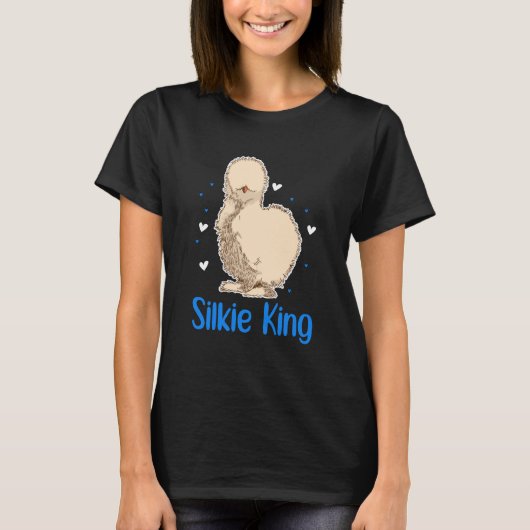 シルキー・チキン・キング Tシャツ (正面)