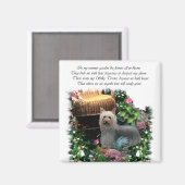 シルキー・テリア・アート・ギフト マグネット (正面/裏面)