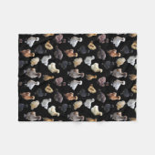 シルキー・バンタム・チキン フリースブランケット (正面(横))