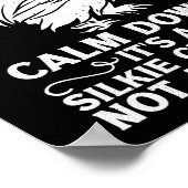 シルキ来ーのチキンダウンそれはシャールではないチキン ポスター (角)