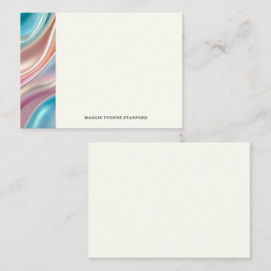 シルクお洒落詳細ノートカード ノートカード (正面/裏面)