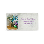 シルクとコーンフスクの花2190住所 ラベル (正面)