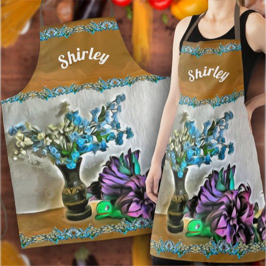 シルクとコーンフスクの花2190 エプロン