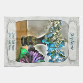 シルクとコーンフスクの花2190 キッチンタオル (横)