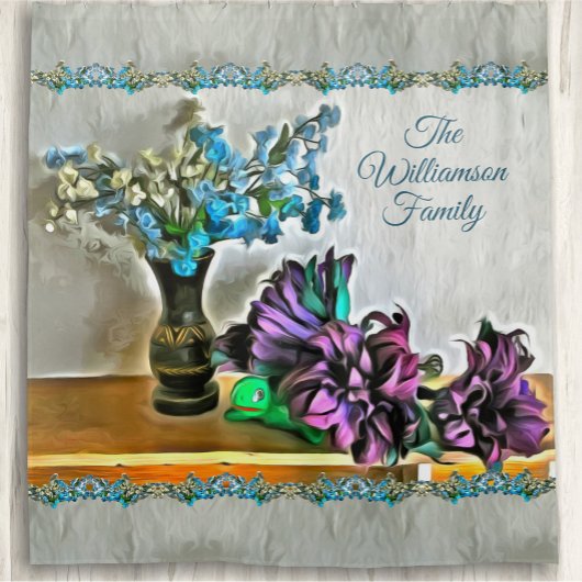 シルクとコーンフスクの花2190 シャワーカーテン