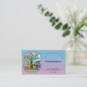 シルクとトウモロコシの花2190 QRコールカード コーリングカード (スタンド正面)