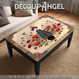 シルクと花びら – デコページ –  薄葉紙