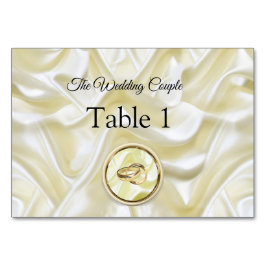 シルクのテクスチャに金ゴールドを付けた黒 テーブルナンバー