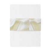 シルクのテクスチャに金ゴールドを付けた黒 招待状ベリーバンド (裏面例)