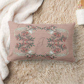 シルクのロマンス/モノグラムピーチ ランバークッション (ブランケット)