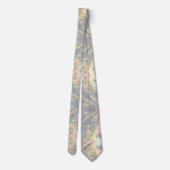 シルクの夢オーガニックのような姿を緑に ネクタイ (裏面)