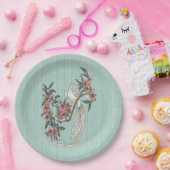 シルクアクアのロマンス ペーパープレート (パーティー)