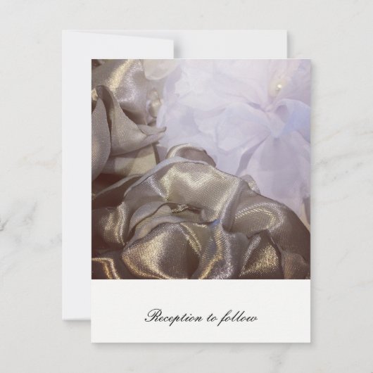 シルクアンドオルガンザフローラ結婚式招待状 招待状 (裏面)