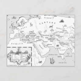 シルクアンドソングの地図はがき ポストカード