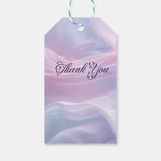 シルクウィスパーズ:夢のパステルウェーブピンクブルー ギフトタグ (裏面)